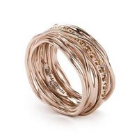 Anello Rubinia Donna Filodellavita in Oro rosa Diamante 0.18 Ct AN13RBT-15 - AN13RBT-15